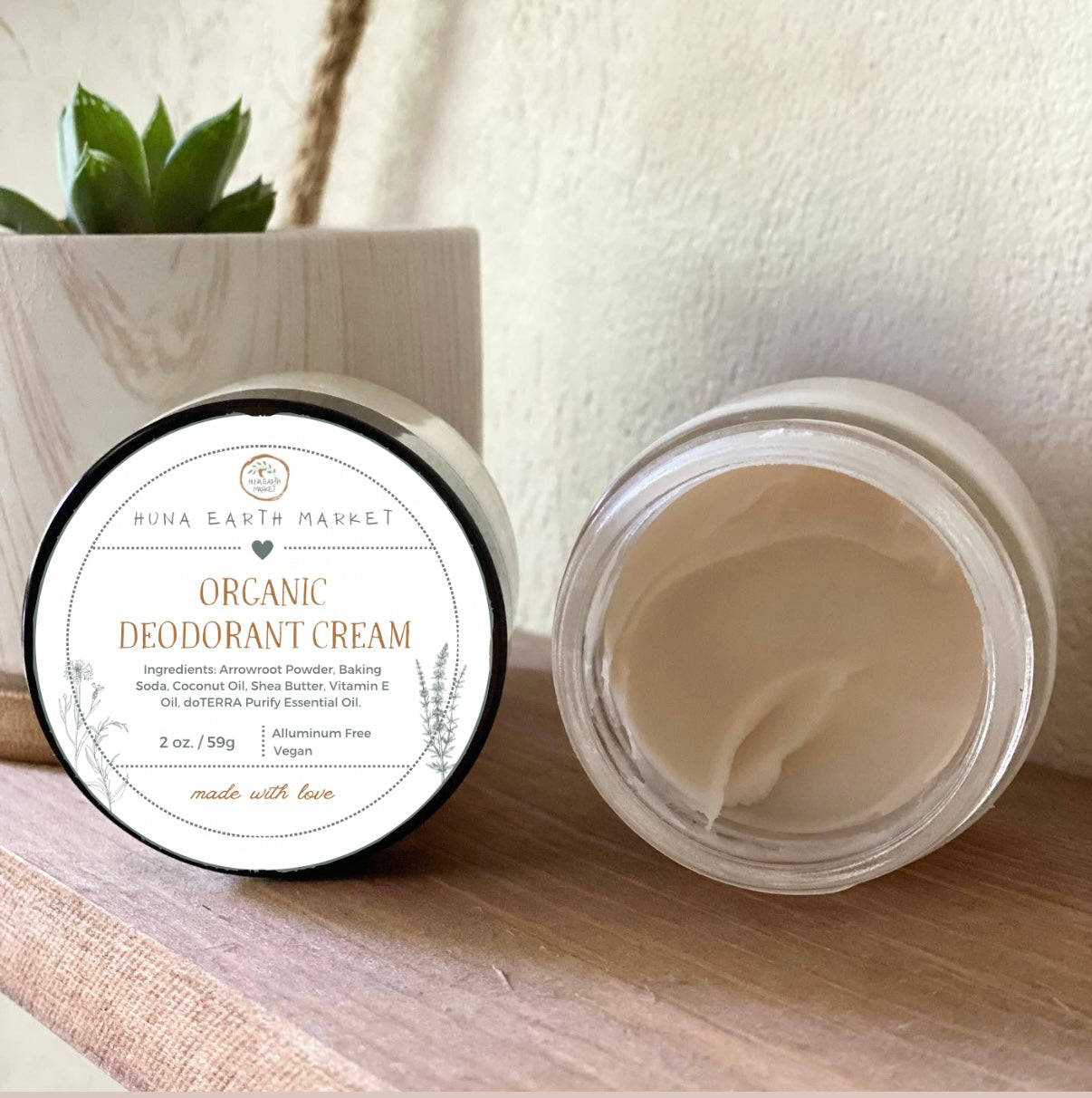 Organic Deodorant Cream