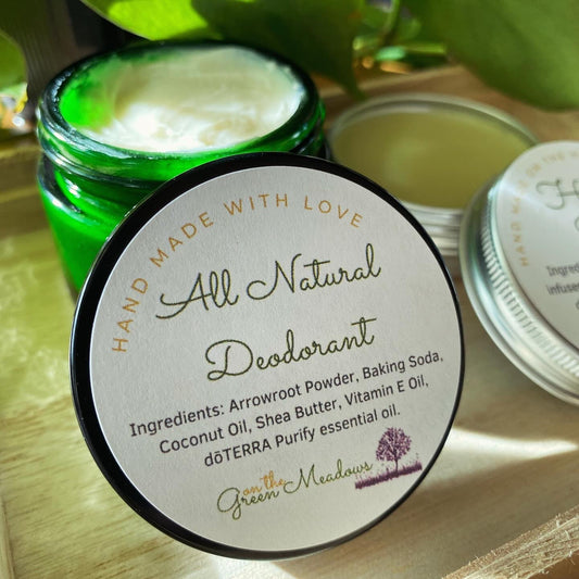 On The Green Meadows All Natural Deodorant Cream