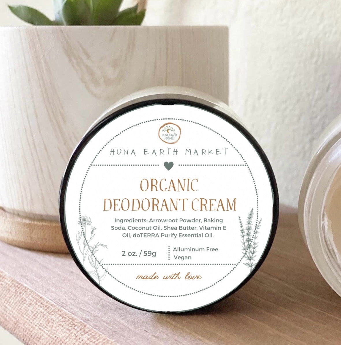Organic Deodorant Cream