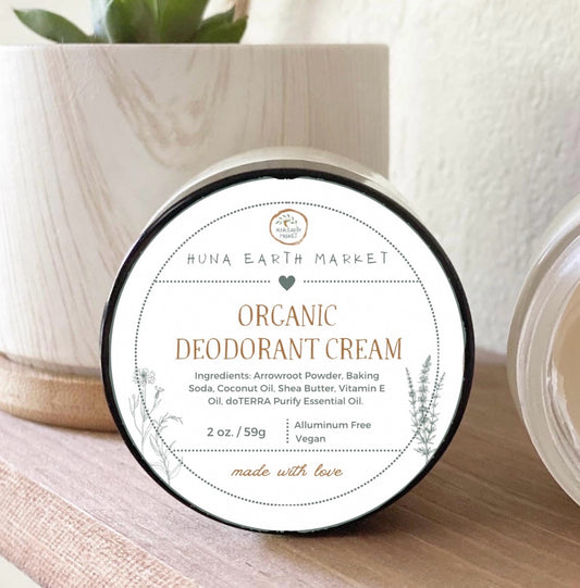 Organic Deodorant Cream