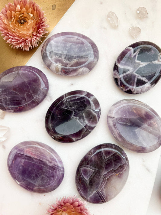 Amethyst Worry Stone